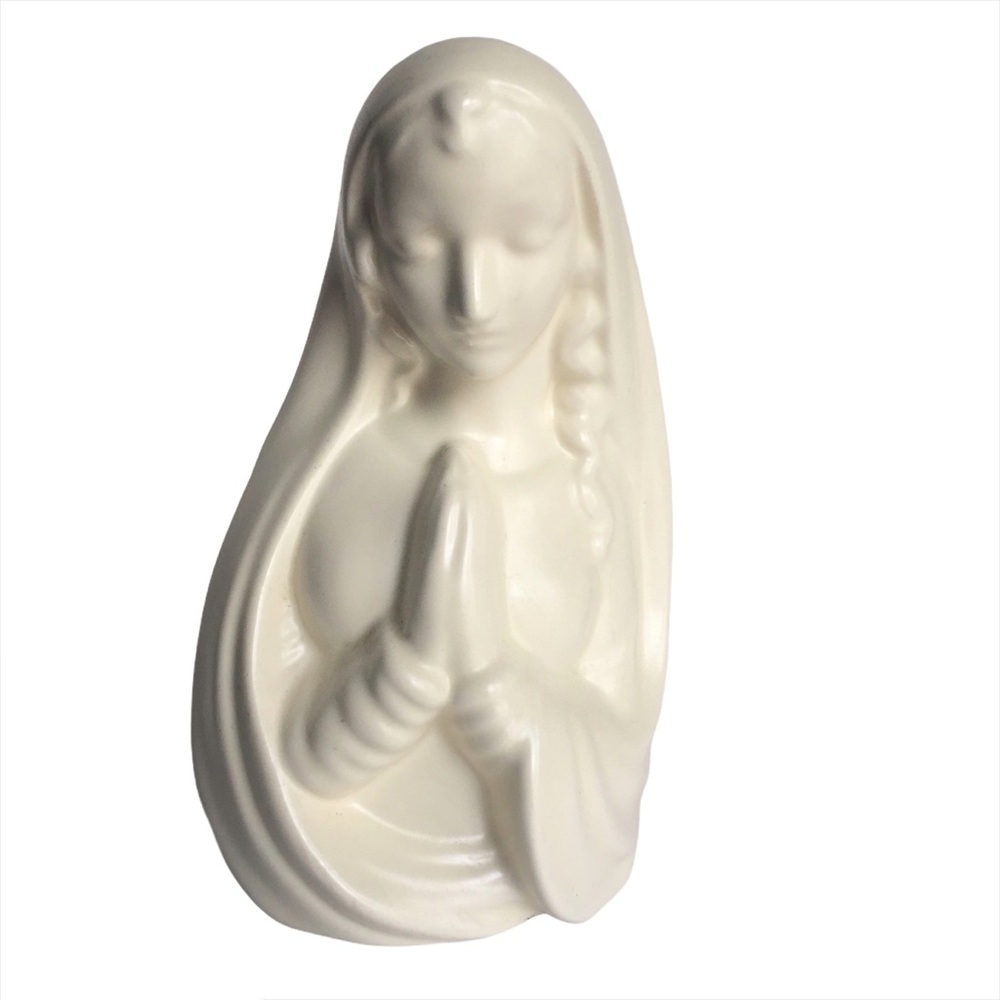 Large HAEGAER USA Ceramic Virgin Mary Planter